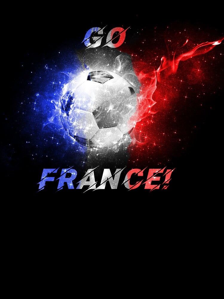Football Soccer Fire Ball France Flag French Euro by Jolly-Yosei