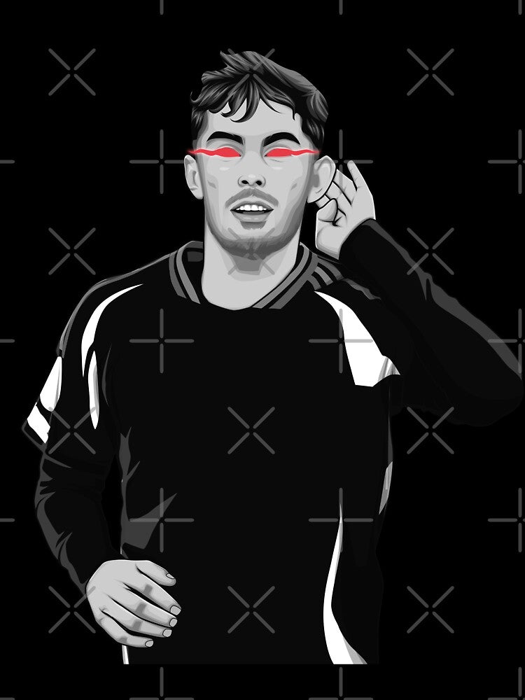 Kai Havertz Black and White Version by Aldduardo