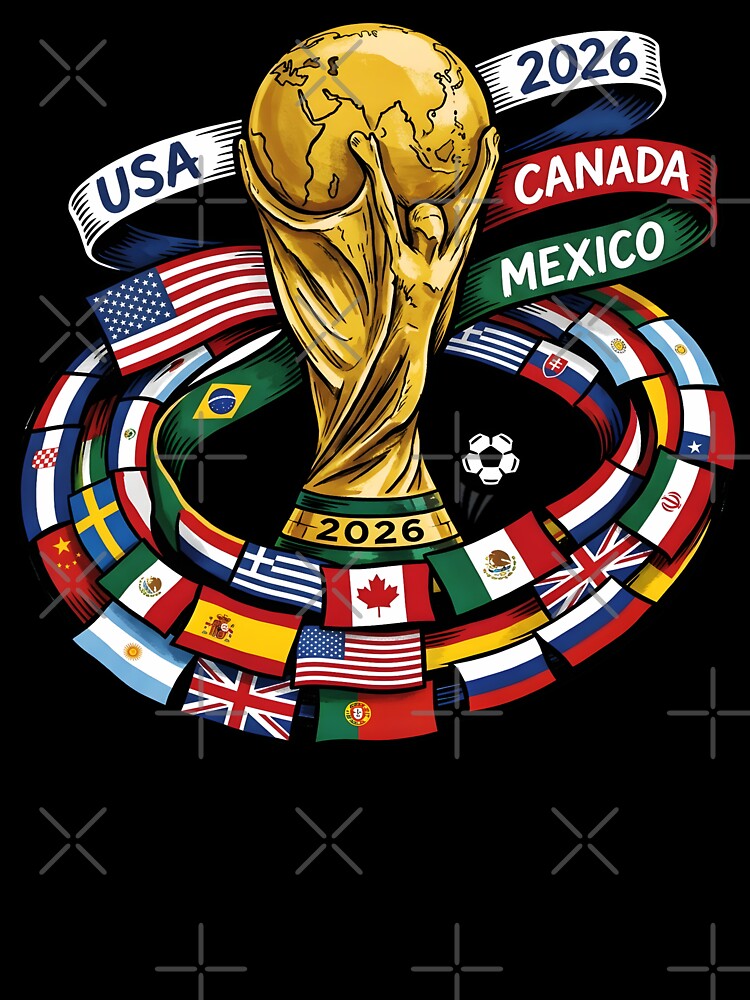 USA Canada Mexico World Cup 2026 by AlphaTeez