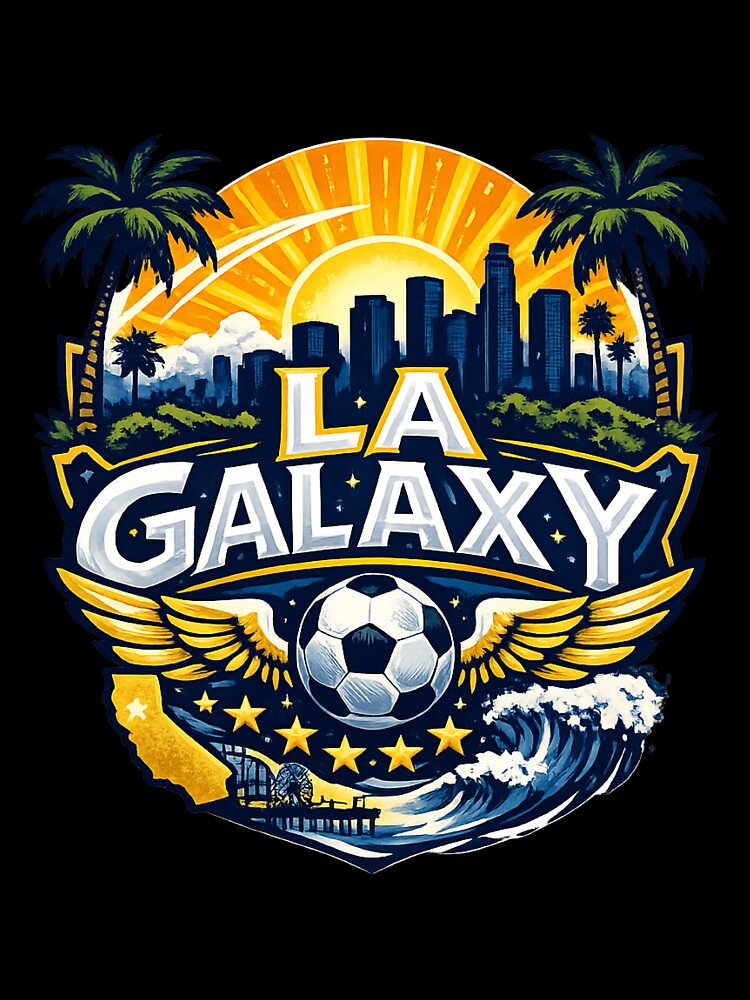 Los Angeles Soccer Design LA Skyline Sunset Football Fan Shirt California Sports Graphic LA Soccer Gift by GarnerSupplyCo