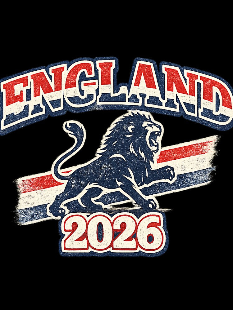 England 2026 Vintage Lion – Retro Football Fan Shirt by ArthUpscale