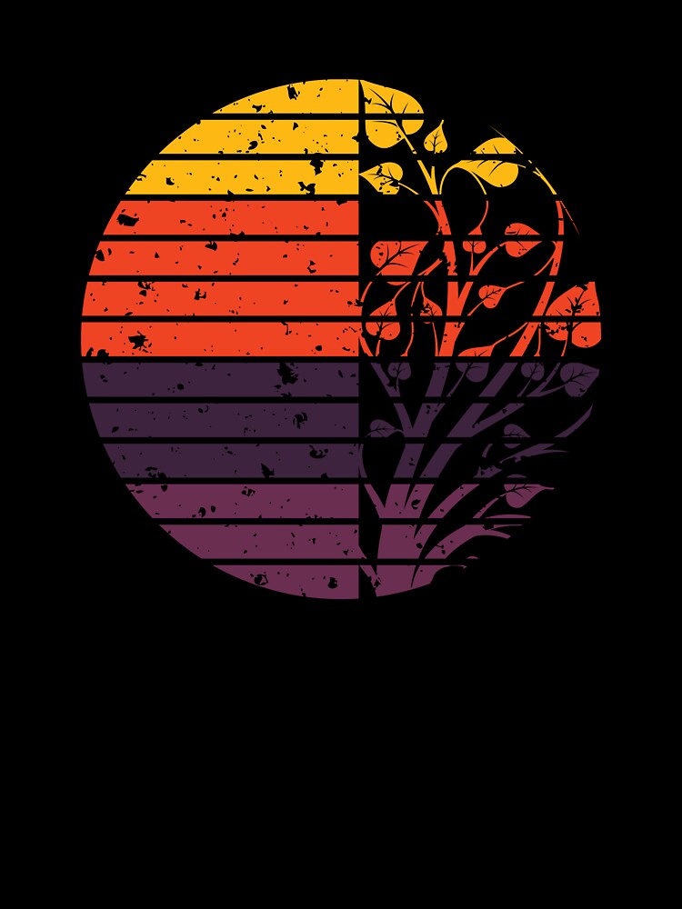 Retro Nature - Sunset colors - Vintage by NotUrAverageART