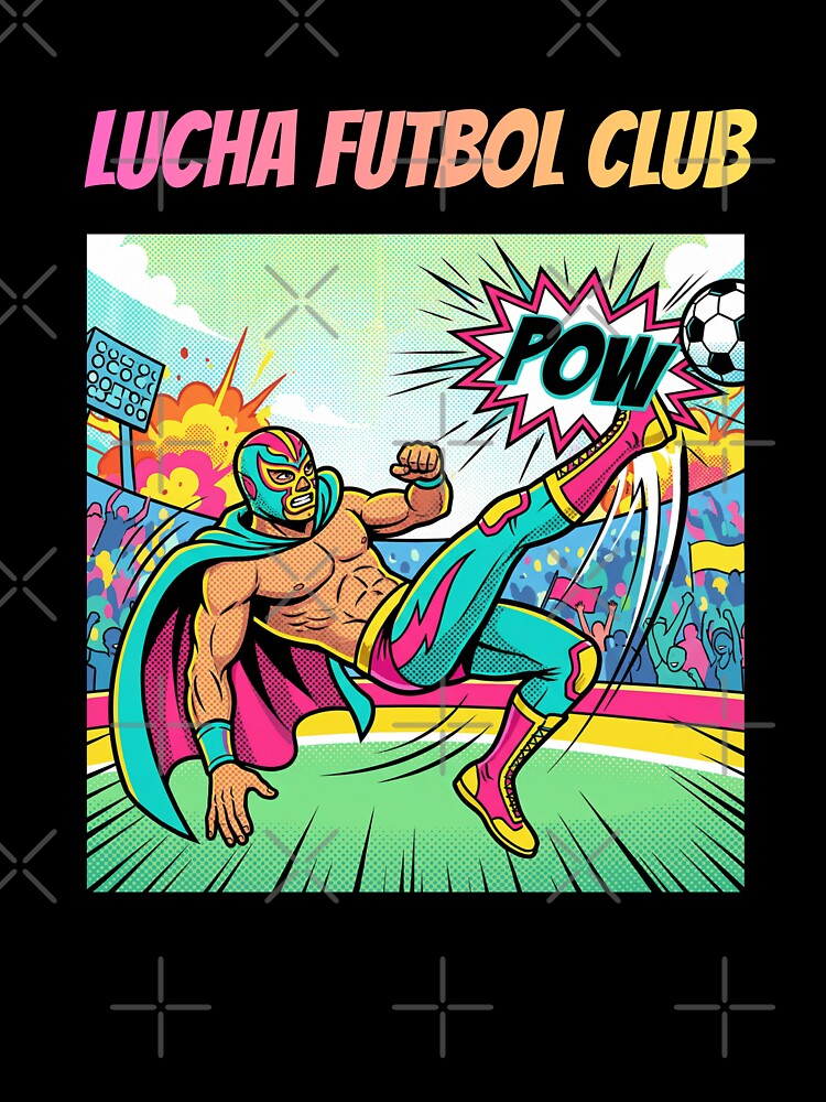 Lucha Libre Soccer Player - Mexico 26 Fan Art New by PasinduBhanuka