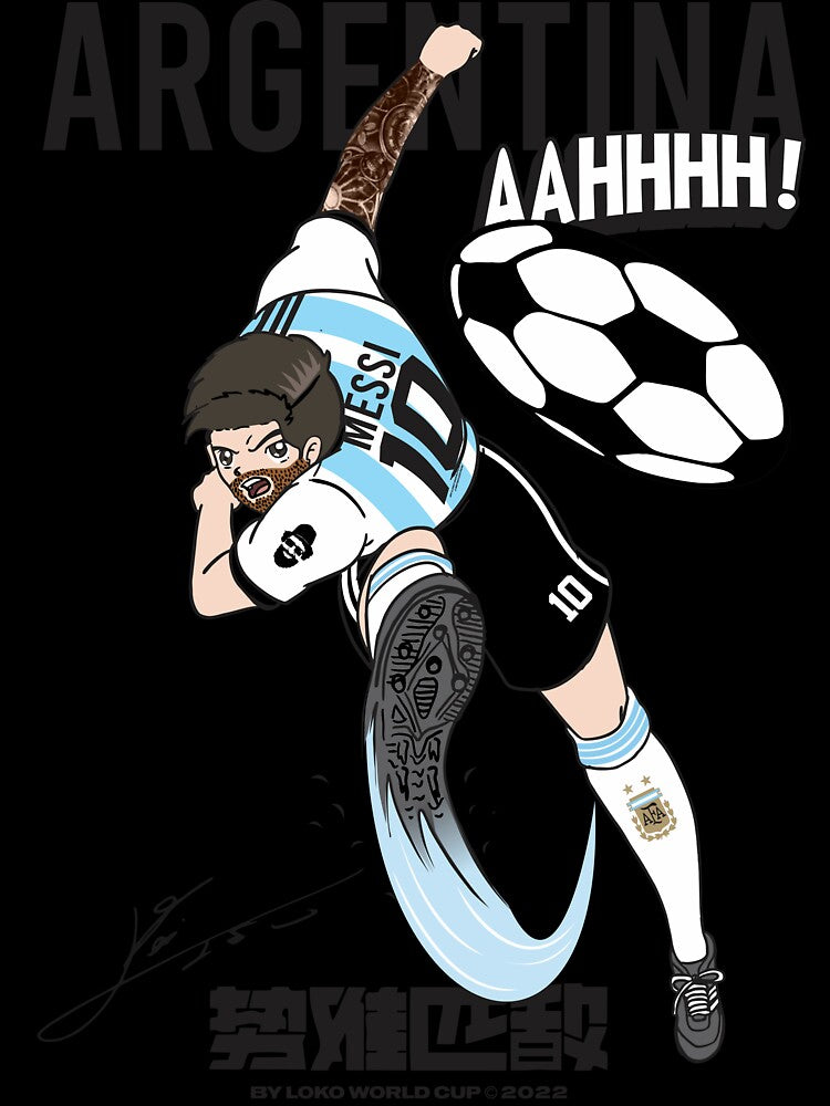 ARGENTINE MESSI by BYLOKO