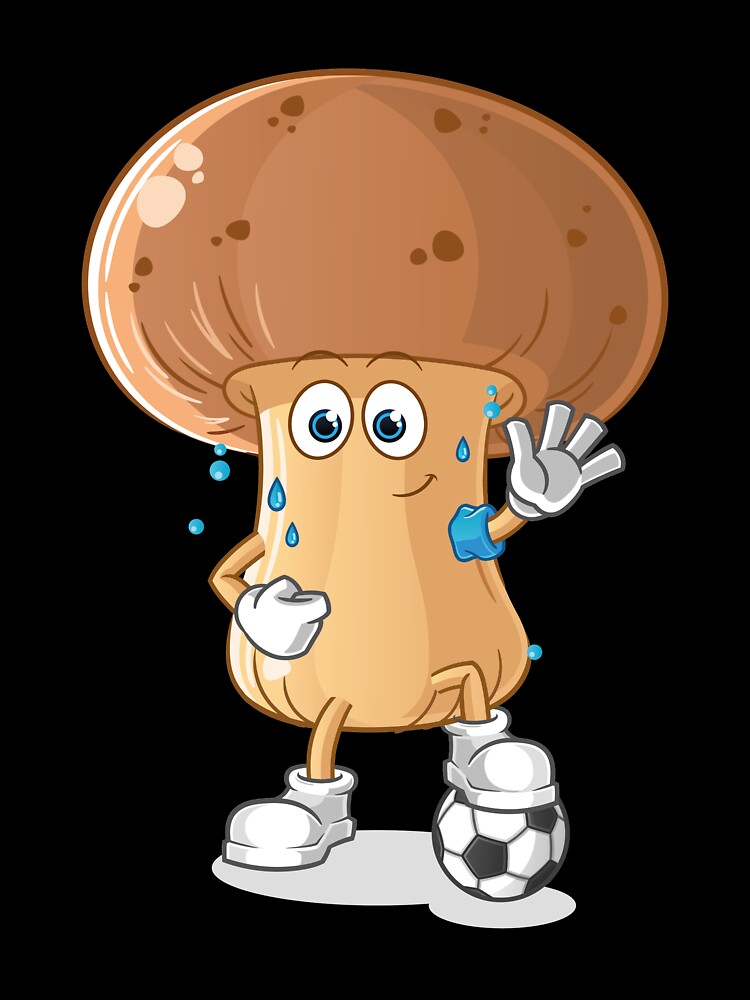 Soccer Mushroom Funny Gift Idea by Marco Damm