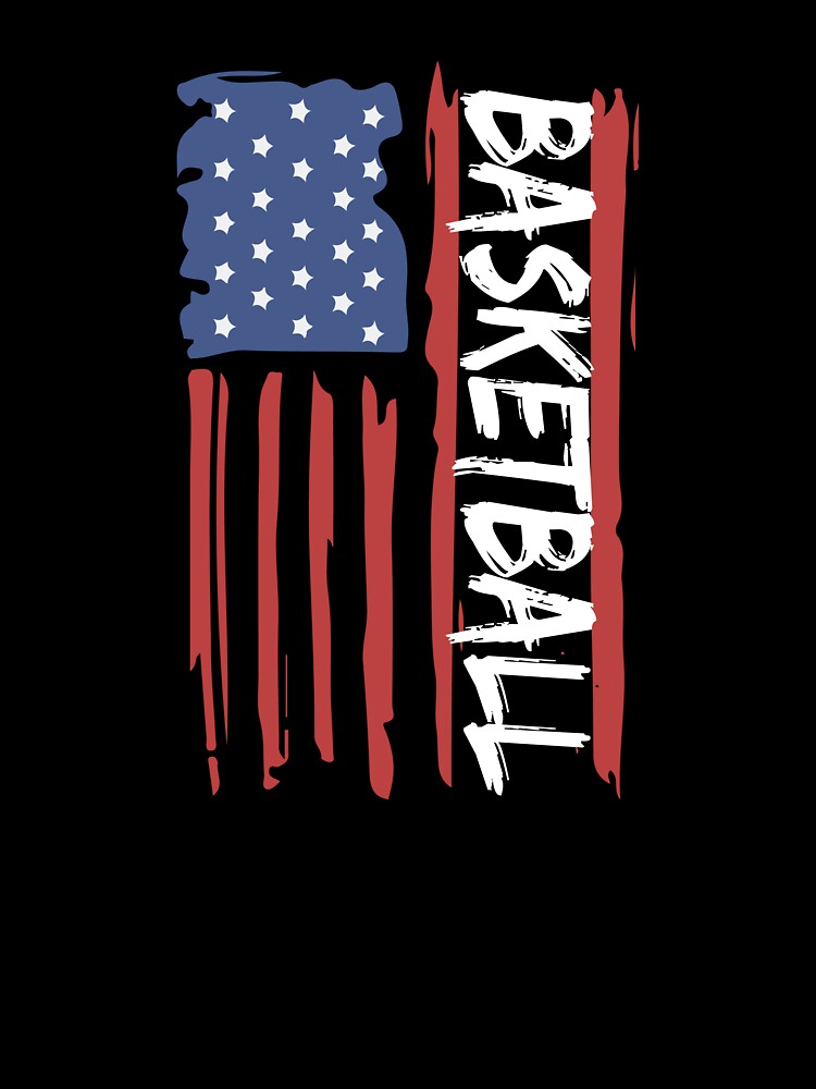 Basketball American Flag by TendyTees