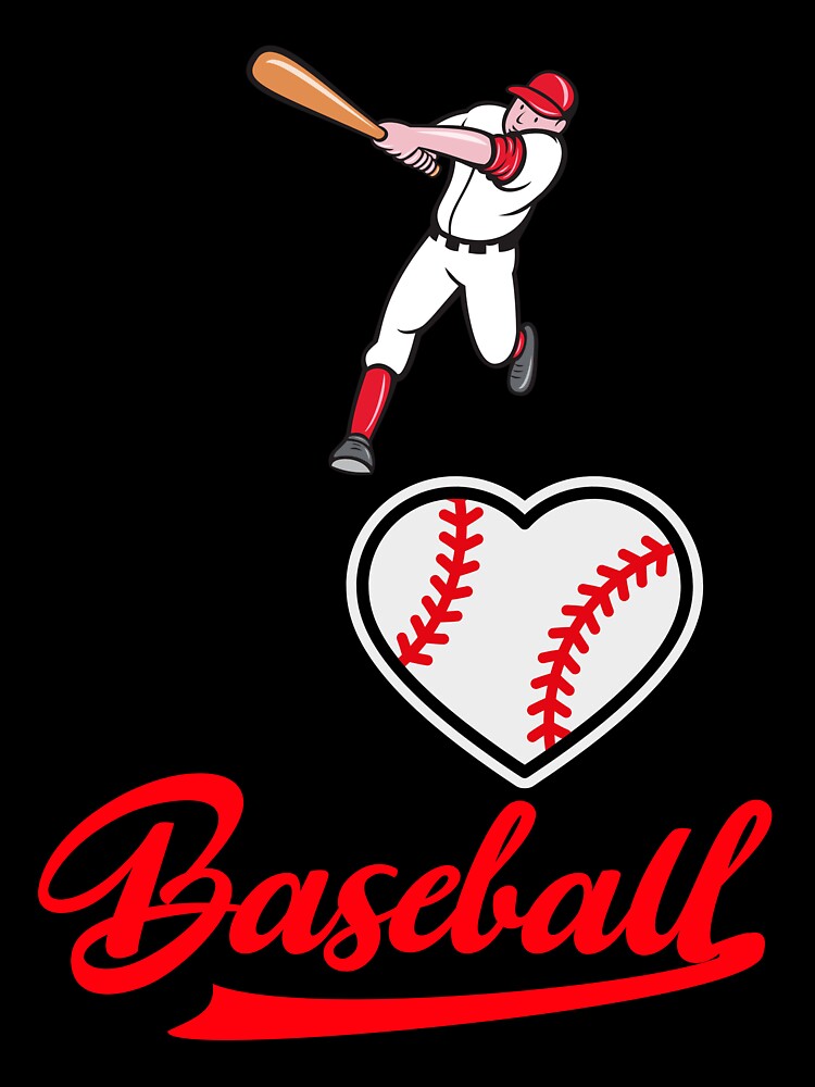 I Love Baseball, Ball, Foul, batter Homerun by MaxiiMerch