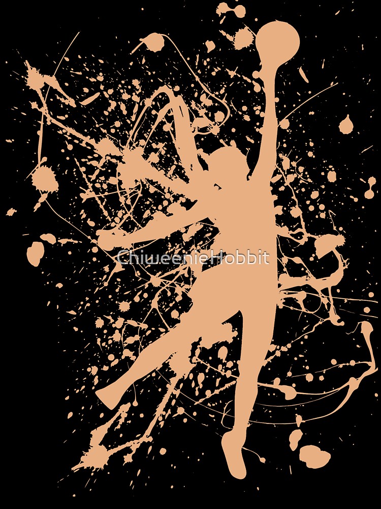 Peach Paint Splatter by ChiweenieHobbit