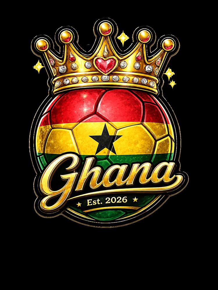 Ghana Football Fan Flag by QuiteOrbit