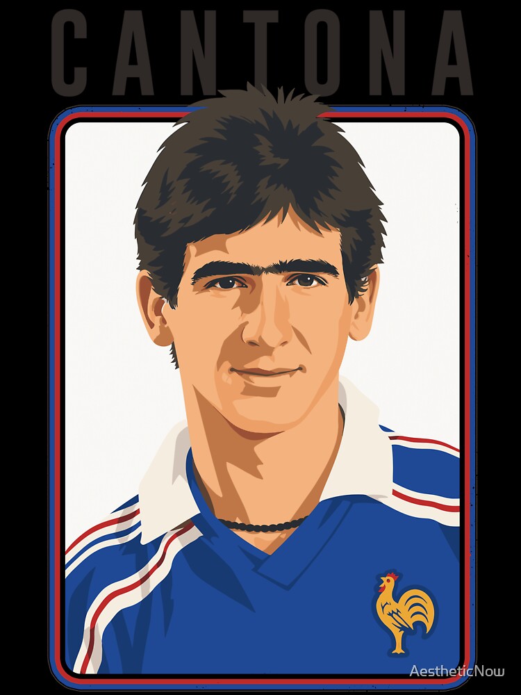 Eric Cantona ---- Retro Fan Design by AestheticNow