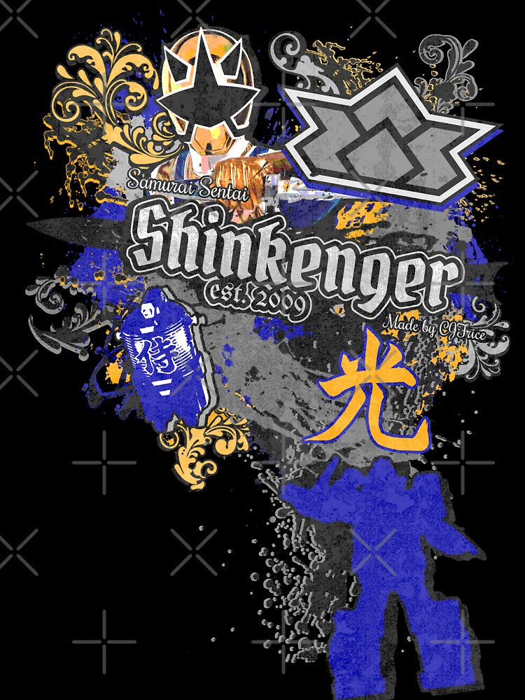 Samurai Sentai Shinkenger ShinkenGold "Street Style" Design by CJFrice Graphics