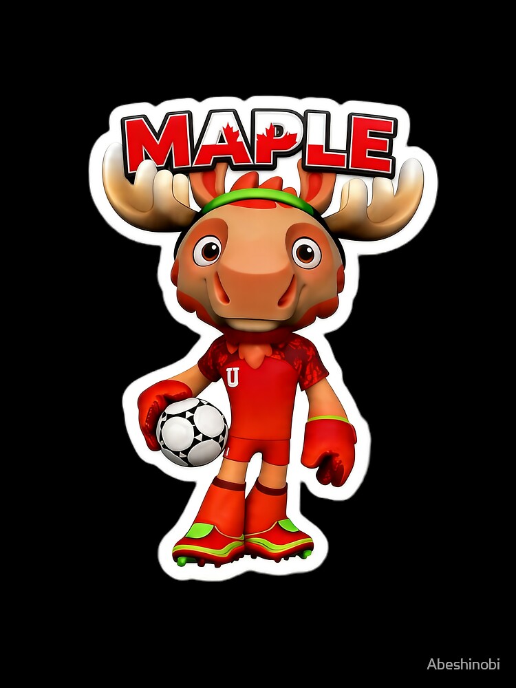 2026 Canadian Soccer Mascot – Maple The Moose by Abeshinobi