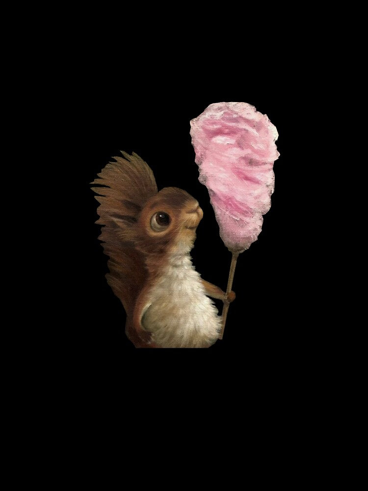 squirrel with cotton candy by Kat3112