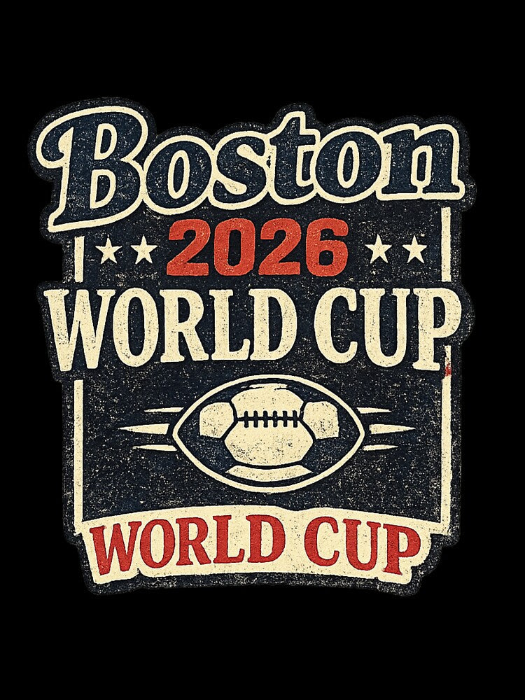 Boston 2026 World Cup – Retro Vintage Soccer Fan T-Shirt by ArthUpscale