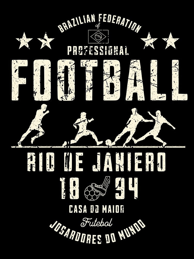Brazilian Federation of Professional Football Brazil Soccer by The Masked Designer