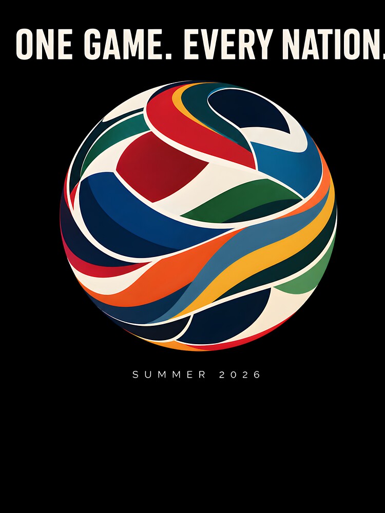 One Game Every Nation Soccer Shirt – Global Football Unity Design Summer 2026 by Lyutee