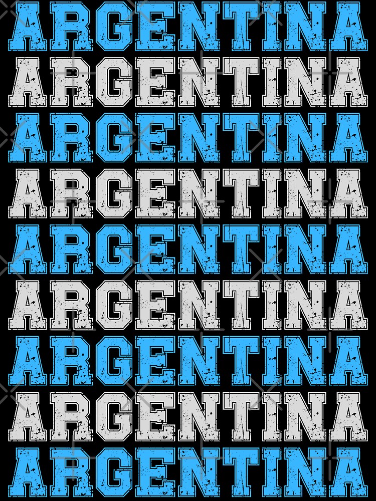 Vintage Team Argentina Flag Soccer Fan 2026 by legendaryskins