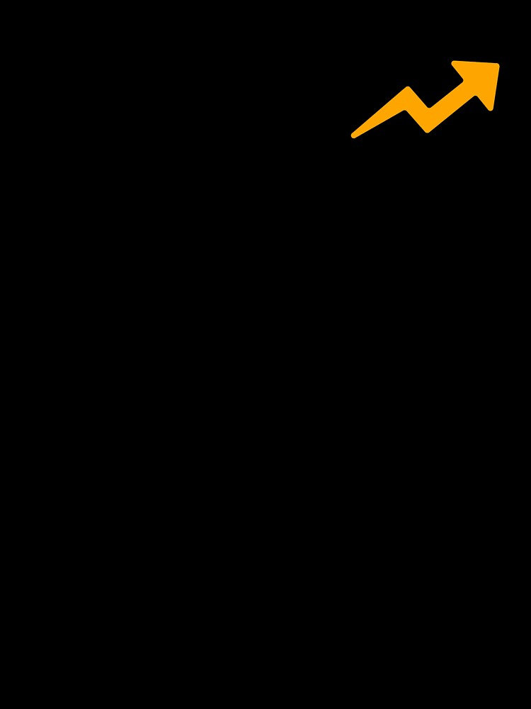TRENDING UP ARROW (ORANGE) by Top10Designs