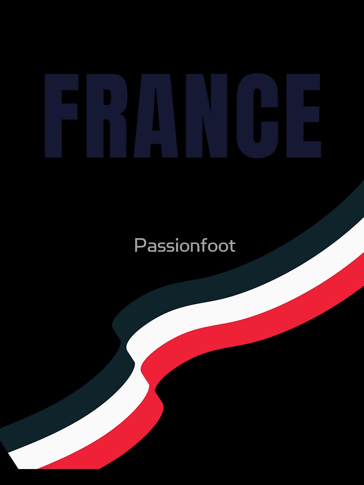 Supporter of blue pennant flag, Fan national team of France-passion foot by Passionfoot