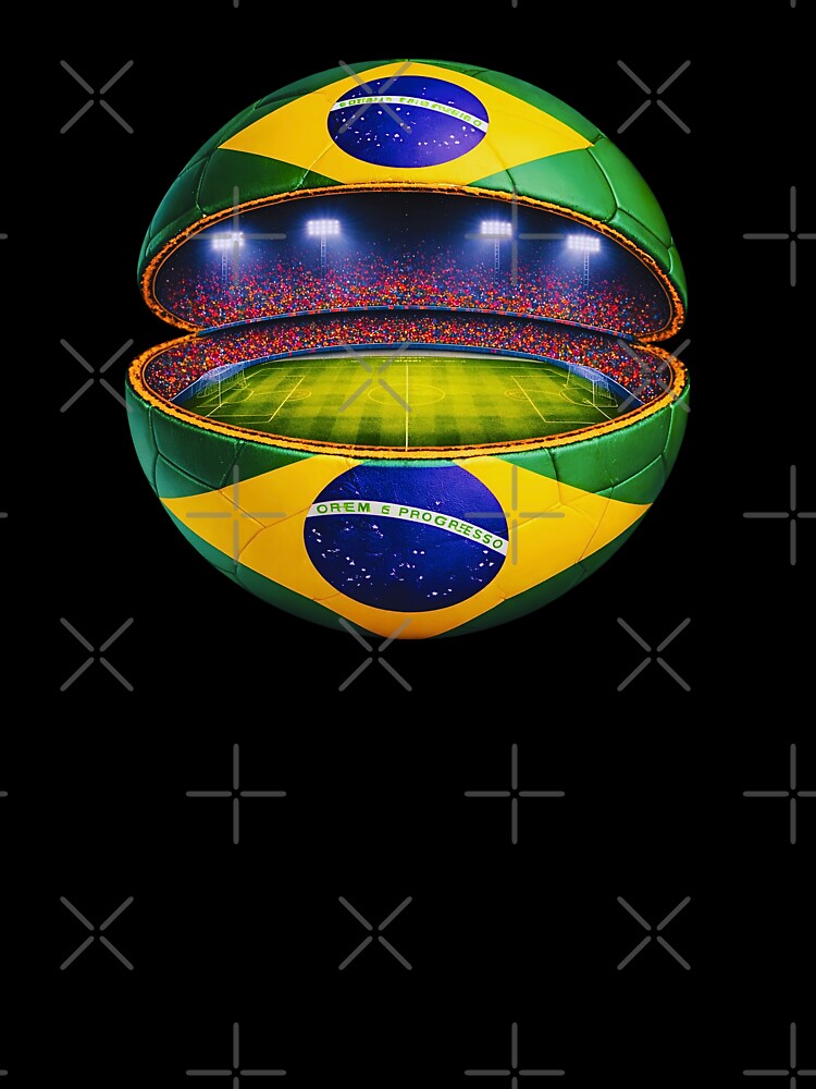 Brazil Soccer Stadium Ball Design by FunToTheFullest