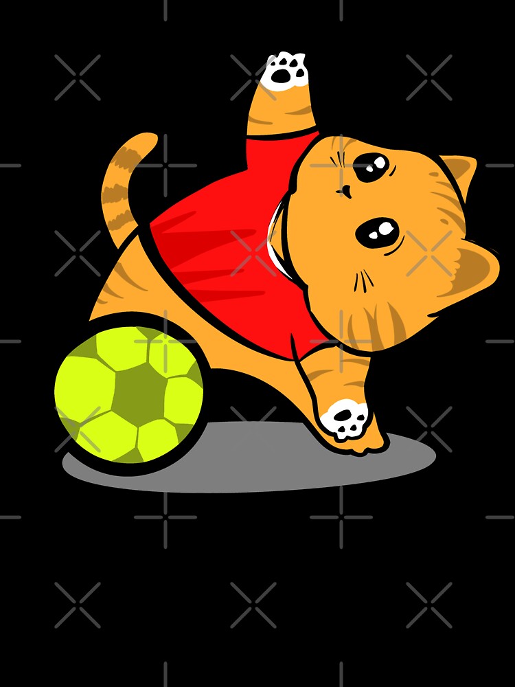 World Cup Cat Soccer – Cute Football Kitten Illustration with Canada football costume by arivirus