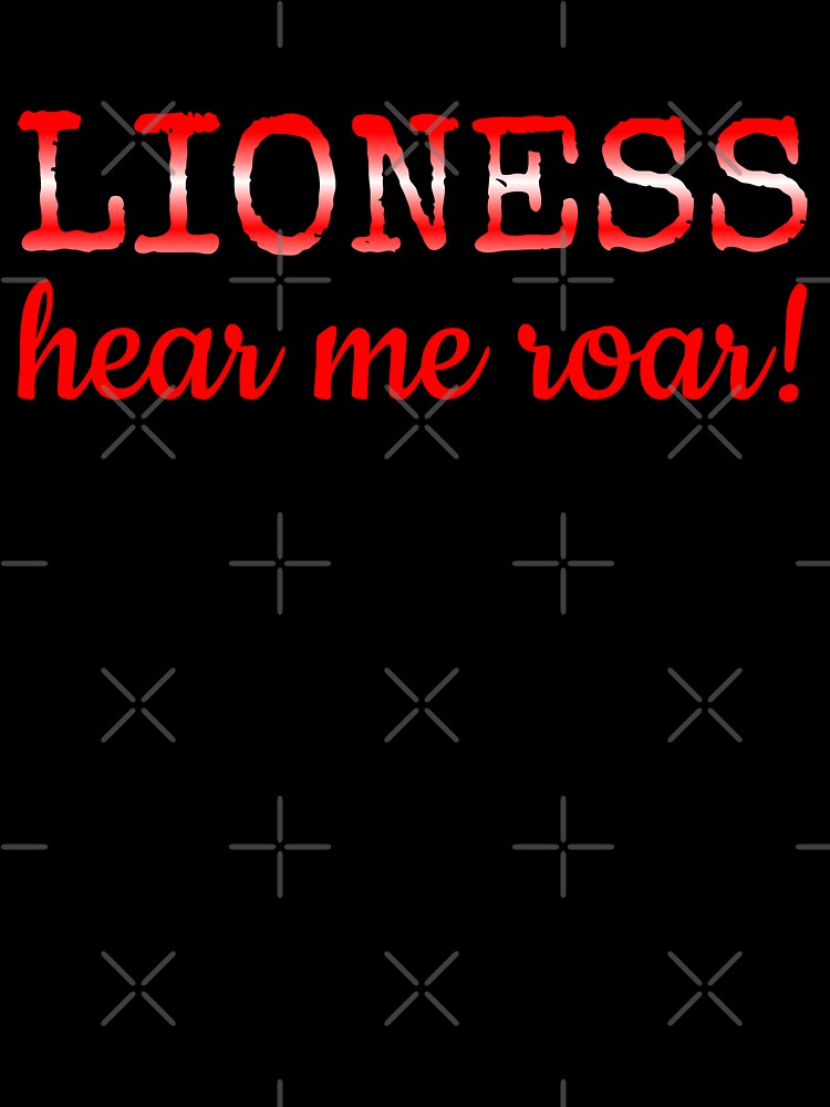 Cool Lioness Hear Me Roar Cool Women's Football Design by TrulyEpoque