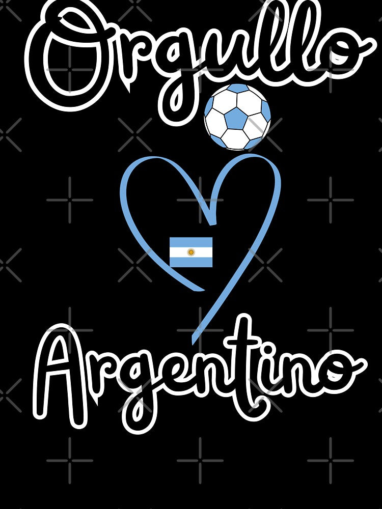 Proud Argentina soccer fan football design by Tienda-Vane