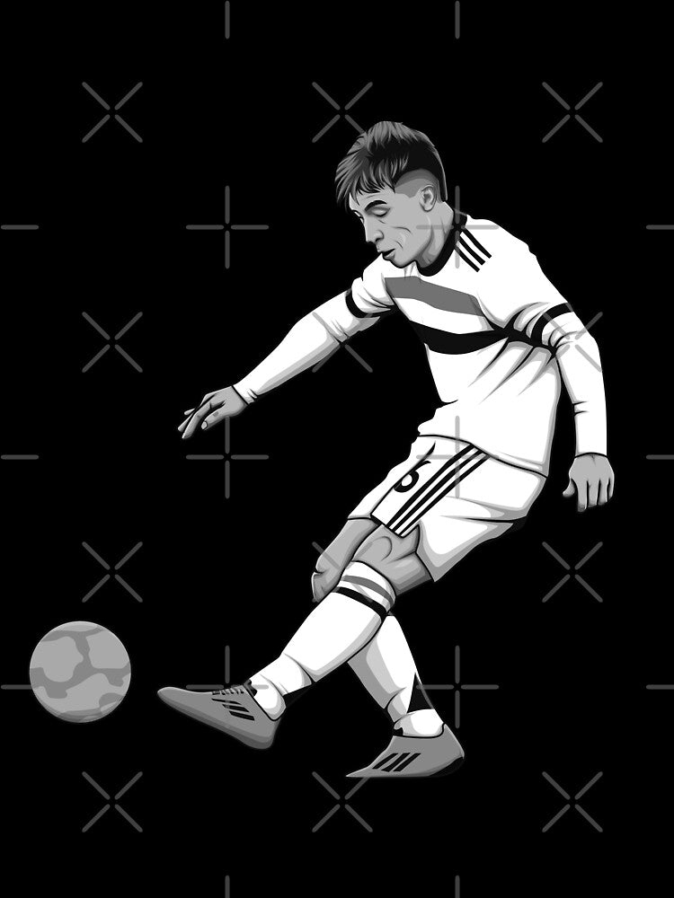 Lisandro Martinez Black and White Version by Aldduardo