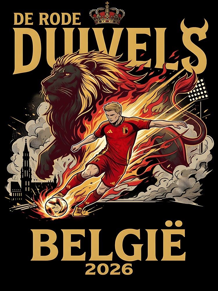De Rode Duivels Belgium 2026 Design by VoidAnimeStudio
