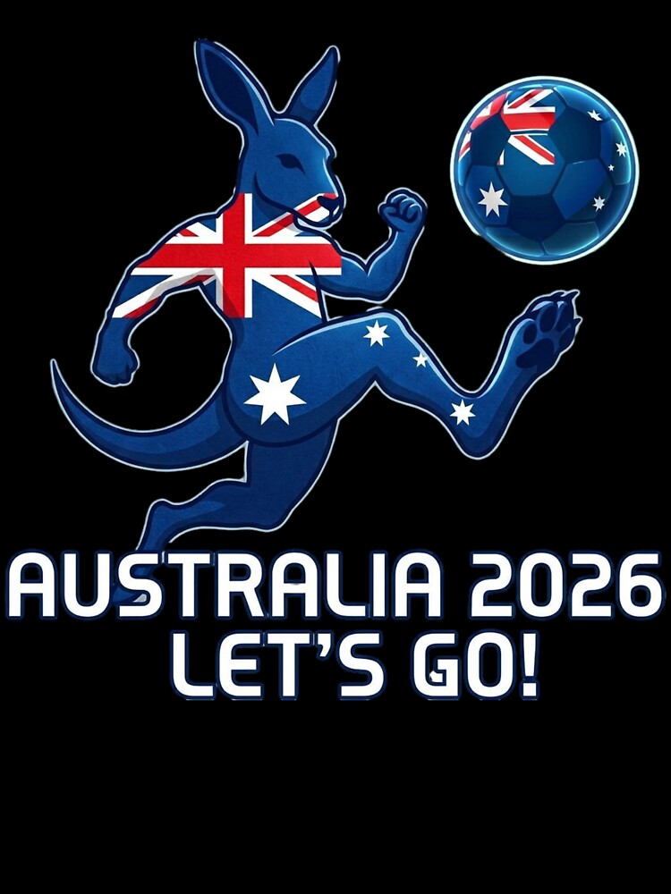 Australia 2026 Soccer Kangaroo Shirt | Aussie Football Fan Design | Let’s Go Australia Sports Gift by Prime legend