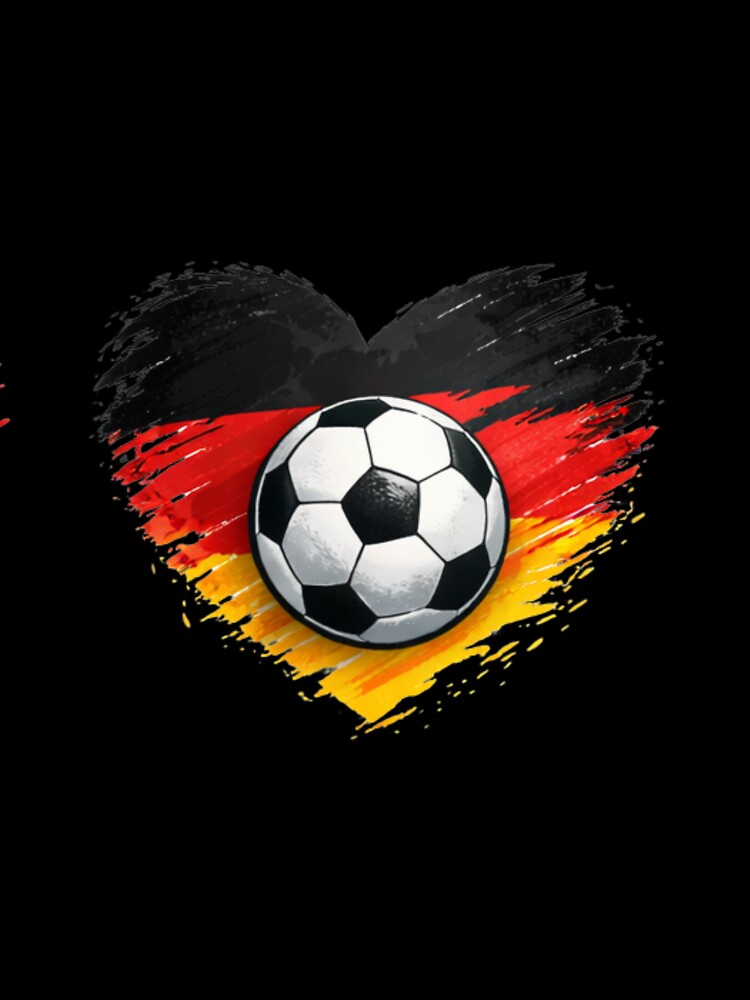 Germany Heart Soccer Design | FIFA 2026 German Football Fan by YASboutik
