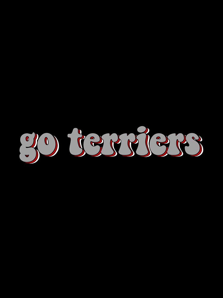 Gray Triple "Go Terriers" by Maggie S