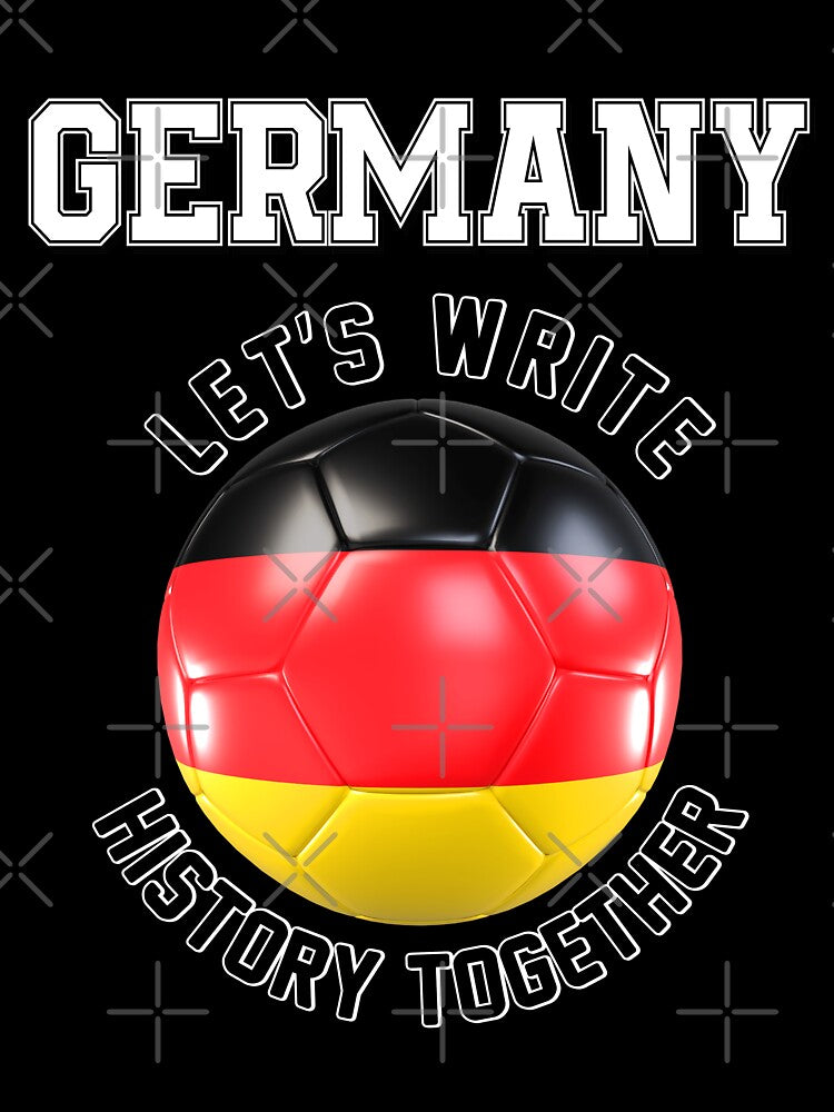 Germany fan slogan for football, german supporters by superpixus