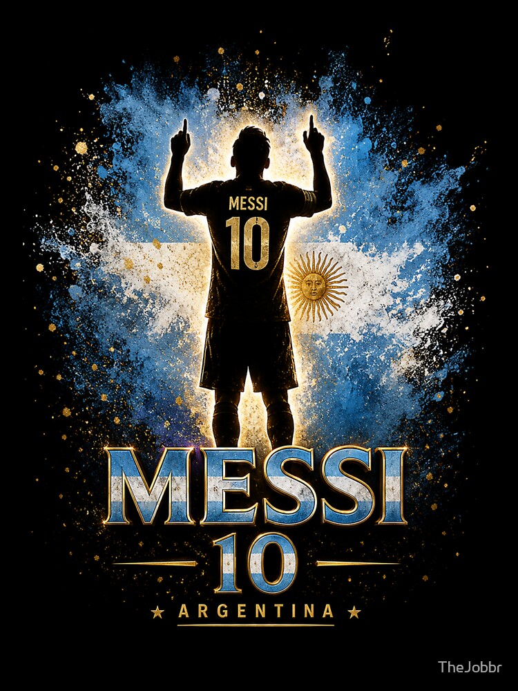 Messi Argentina World Champion Inspired Design Collection by TheJobbr