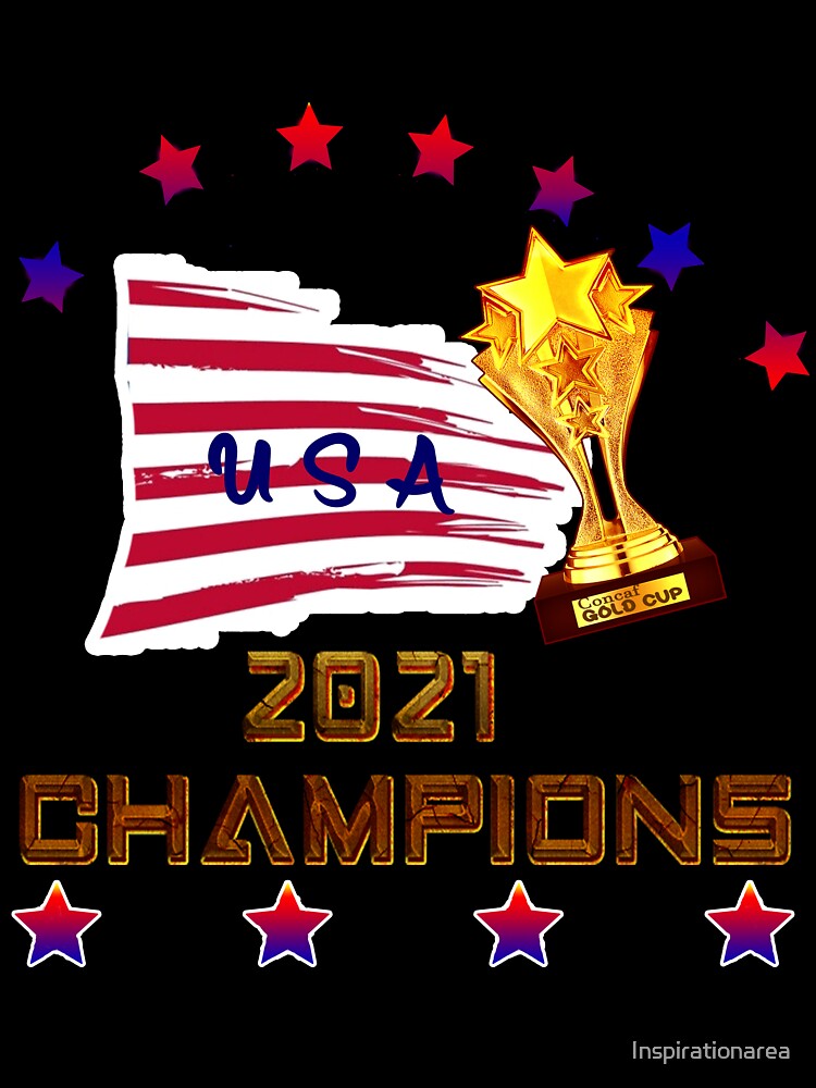 Usa Concaf champions Team Soccer National league gold cup champions 2021 Tshirt It's coming home gift by Inspirationarea