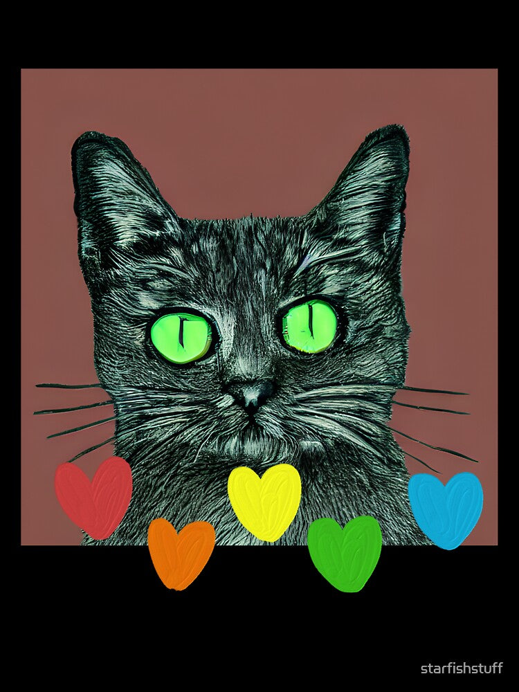 GREEN EYE PUSSY by starfishstuff