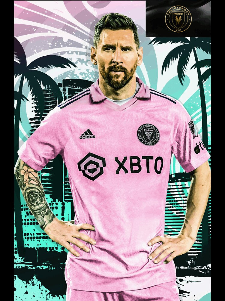 Messi Pop Art Portrait by nguyenphuongs