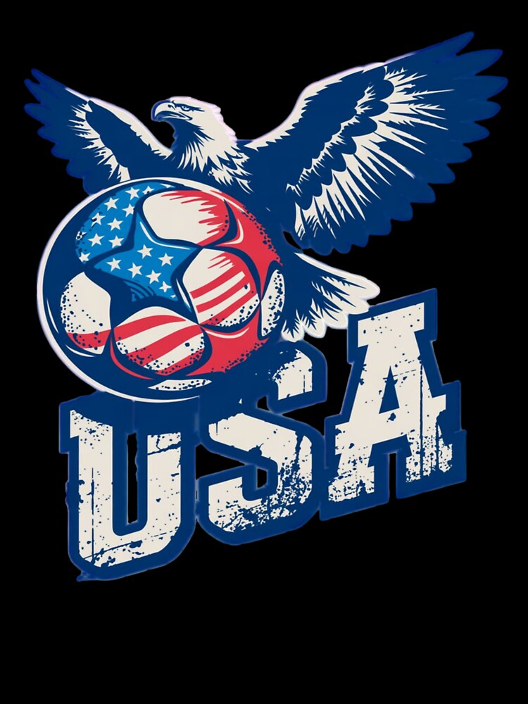 USA Eagle Soccer Stars and Stripes by Valascanza