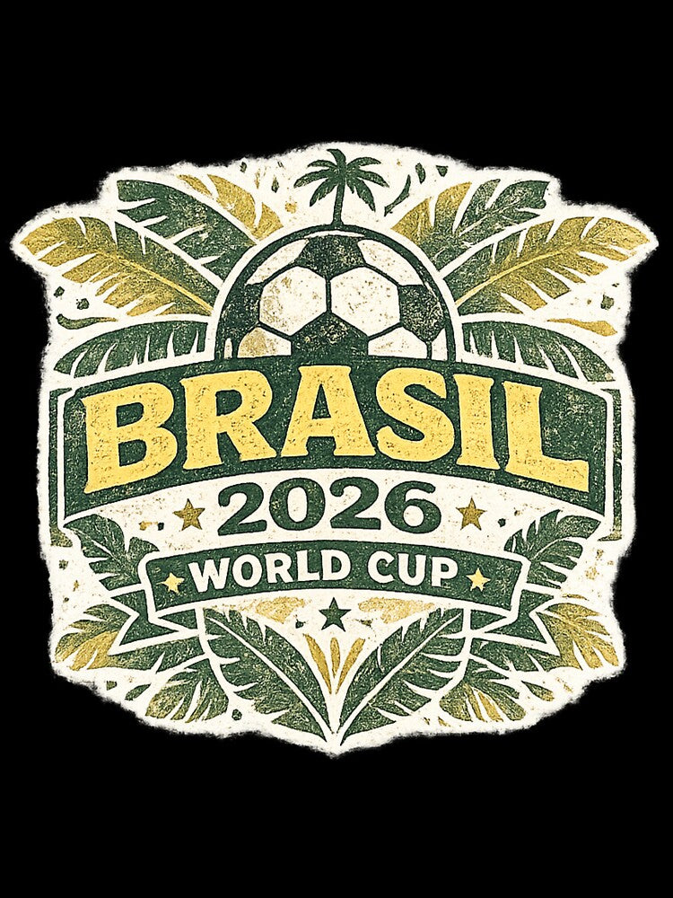 Brasil World Cup 2026 Vintage Football Fan Shirt by ArthUpscale
