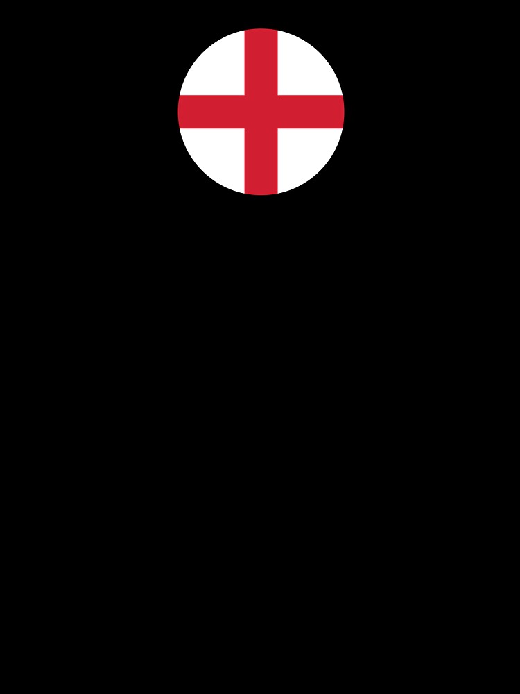 England Flag Roundel (On Red) by STUDIO-72