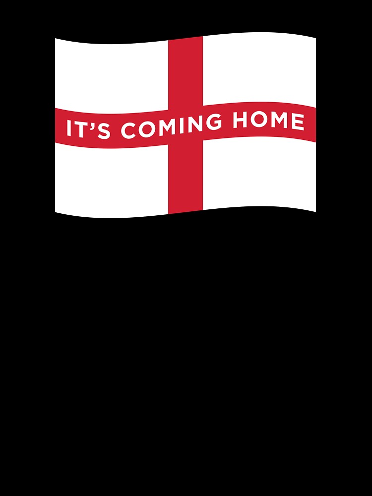It's Coming Home England Wave Flag (On Red) by STUDIO-72