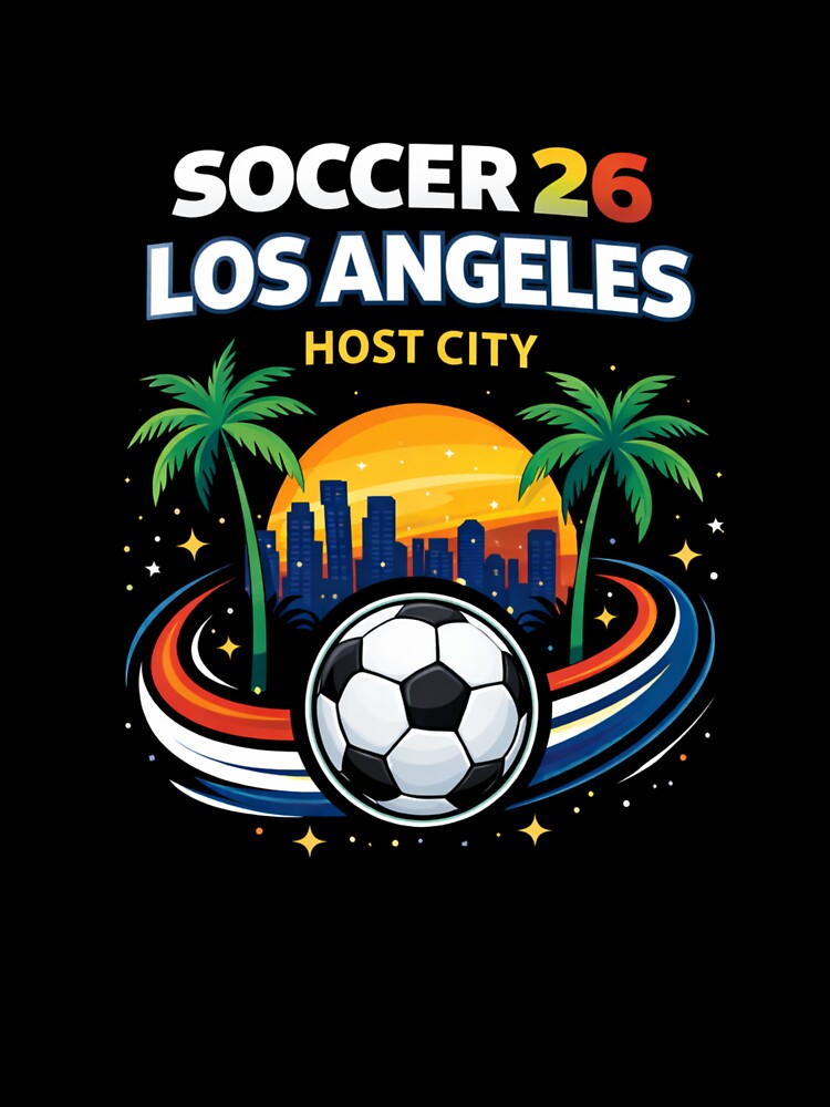 Soccer 26 Los Angeles Host City – LA Soccer Fan Souvenir Shirt by MK-Charlie