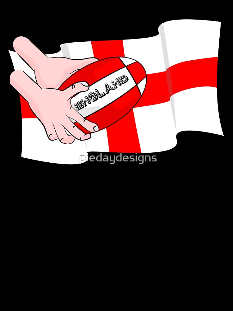 Rugby England Flag by piedaydesigns