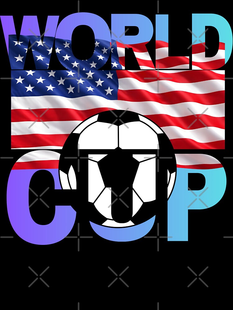 USA Soccer World Cup Pride – American Flag Football Fan Design by Karim-Karem