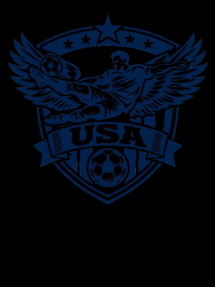 USA Soccer Angel Wings Graphic T-Shirt – American Football Streetwear Design – Patriotic Sports Fan Tee by JonelCrafts