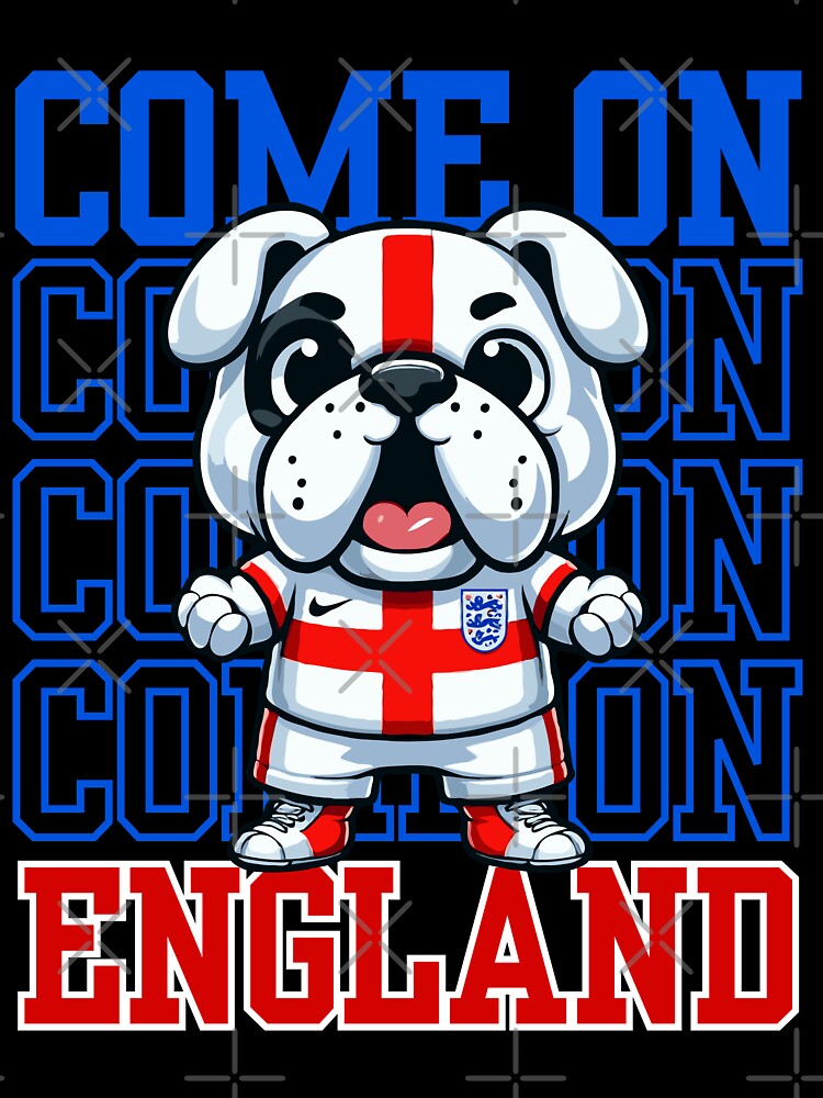 Come On England Bulldog Mascot by McThingummy