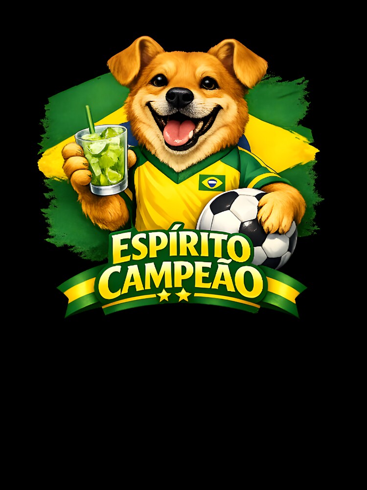 Brazilian Caramel Dog Soccer Fan by Fumo-Dolce