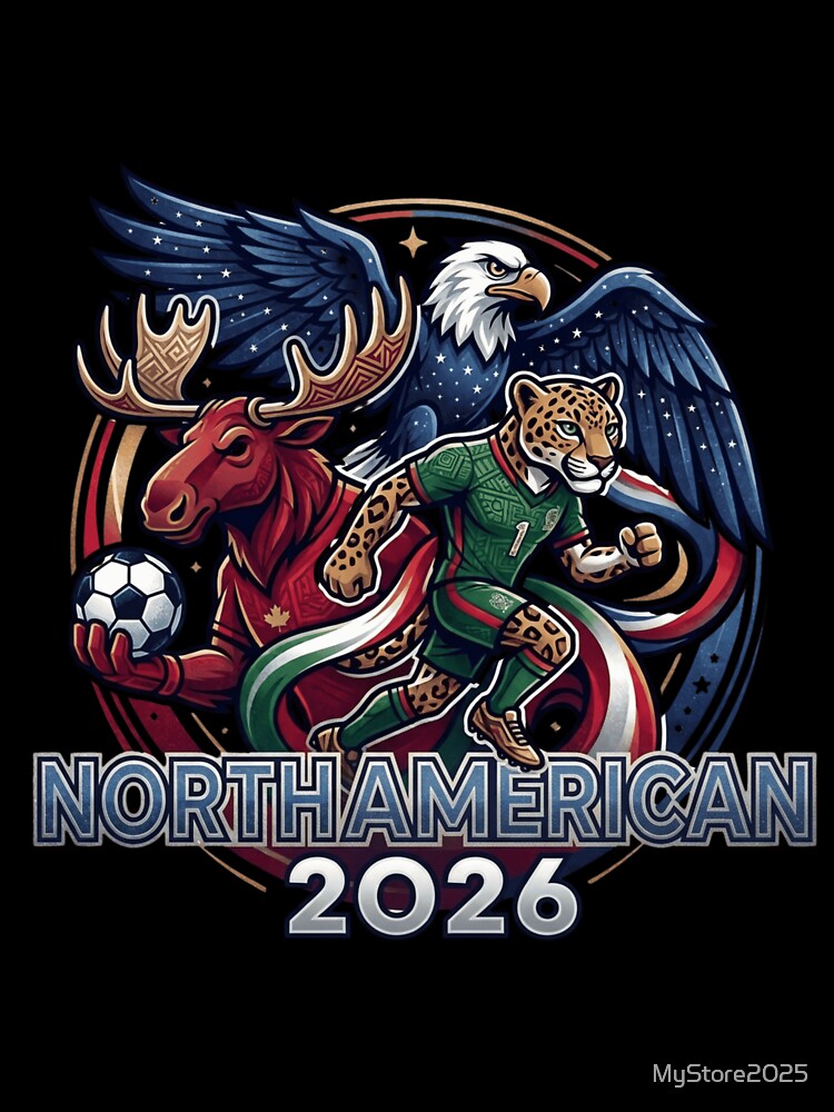 North American Soccer Nations 2026 - Trio Spirit Art by MyStore2025