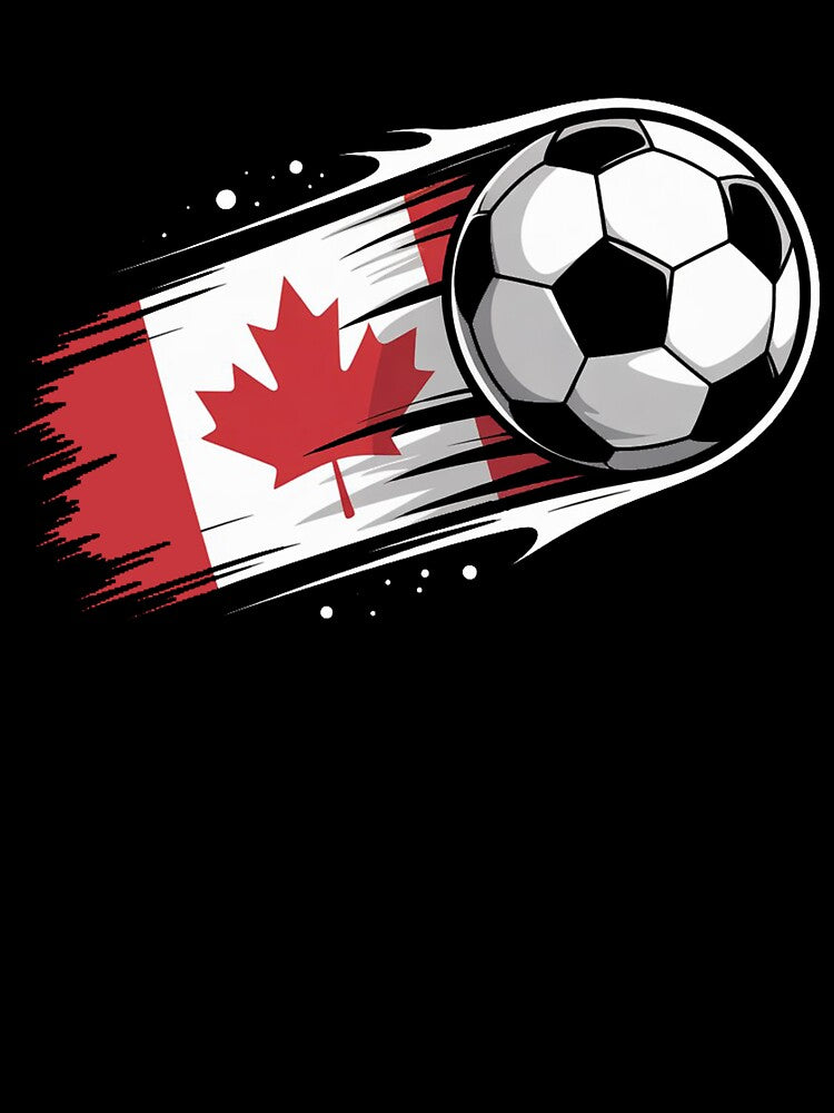 Canada Soccer Pride Maple Leaf Football Fan by QuiteOrbit