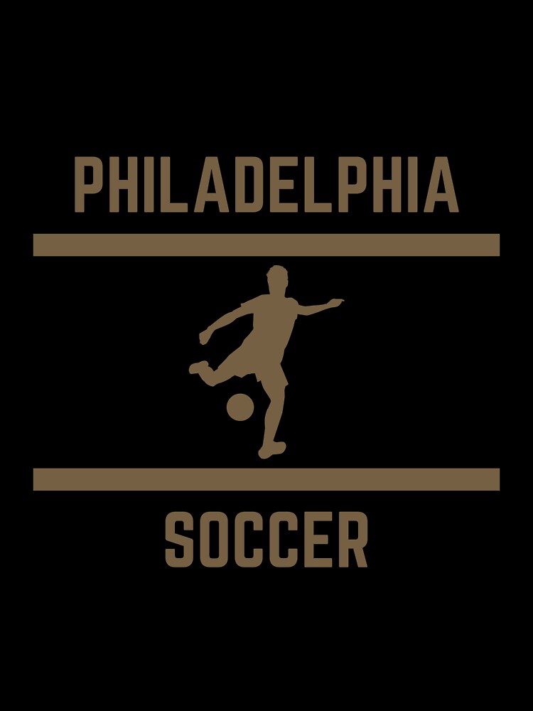 Gold Color Philadelphia Soccer by IssaraStudio